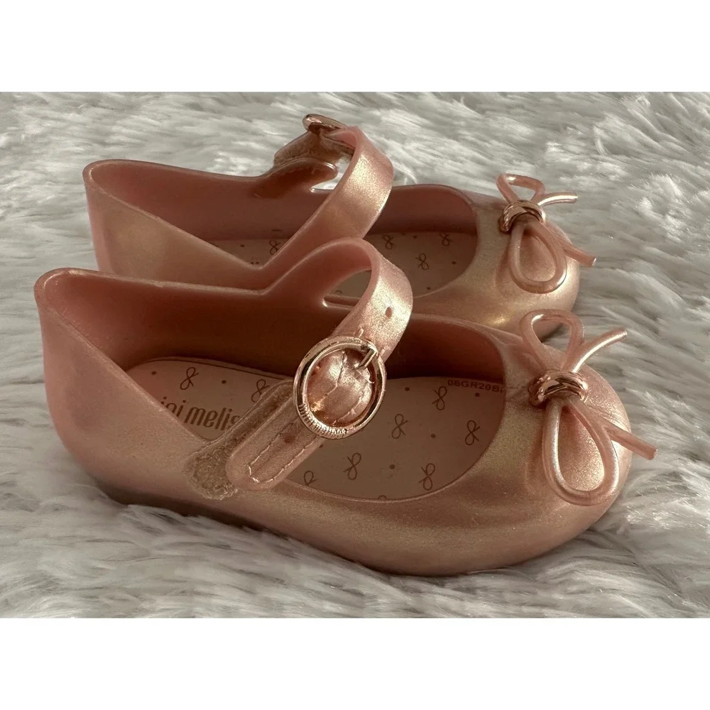Mini Melissa Sweet Love Mary Jane Shoes sz 6 - Picture 1 of 5